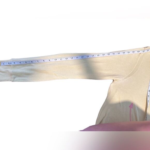 WildFox- Women’s Baby Yellow and Pink My Yacht Or Yours Pullover Sweatshirt, M - Picture 8 of 9